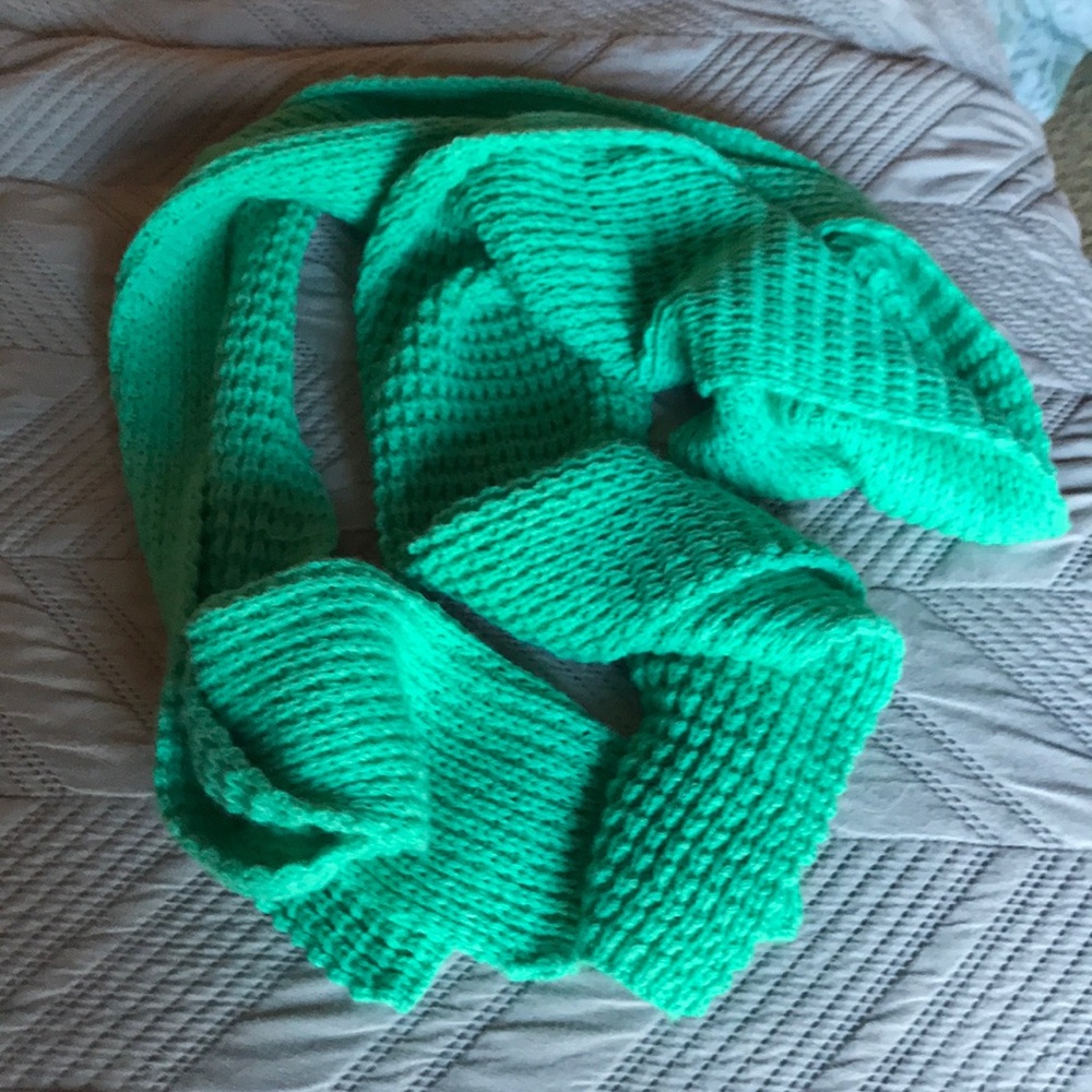 Mint green scarf